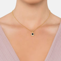 Whistledown Gemstone Pendant Necklace Sapphire Gold-1