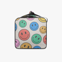Smiley Face Funky Duffle Bag Cute Canvas