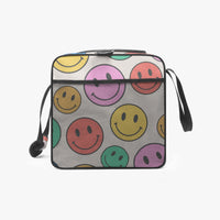 Smiley Face Funky Duffle Bag Cute Canvas