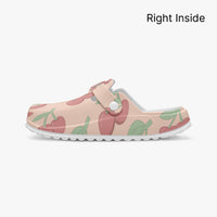 Women's Blush Pink Cherry EVA Clogs
