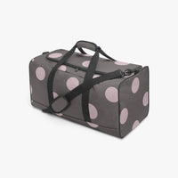 Brown Polka Dot Duffle Bag