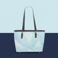Pale Blue Handbag | Blue Leather Handbag