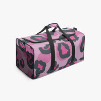 Pink Duffle Bag Leopard Print