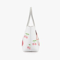 Bride Tote Bag, Cherry Bridal shower gift, Bachelorette Purse, Honeymoon handbag, Customized Wedding Bags