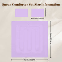 Lavender Pastel Queen Comforter Set