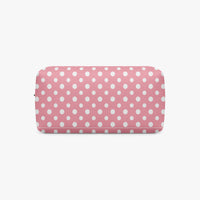 Pink Polka Dot Makeup Bag