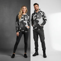 Midnight Stealth Black Camo Hoodie | Unisex Streetwear Pullover