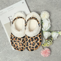 Leopard Print Clogs Unisex Funky Work Shoes