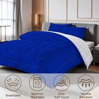 Royal Blue Queen Comforter Set