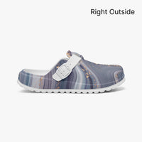 Women's Purple Glitter Marble Nursing Clogs Anti-Slip Work Shoes