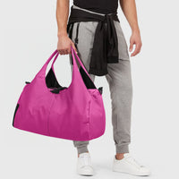 Women's Hot Pink Gym Bag in Canvas