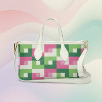 Pink And Green Handbag | Pink Mini Handbag