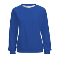 Women's Royal Blue Sweatshirt Crewneck Pullover