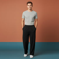 Black Wide Leg Pants | High Waisted Dress Pants Style Streetwear Baggy Joggers