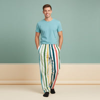 Pinstripe Wide Leg Pant | Vertical Stripe Business Casual Streetwear Baggy Joggers