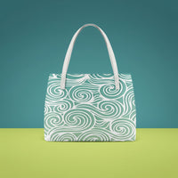 Sea Green Handbags | Breezy Coastal PU Leather Tote