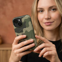 Camo Phone Case | Classic Green Camo MagSafe Tough iPhone Cover