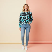 Leopard Sweater | Unisex Graphic Pullover Aesthetic Sweatshirt