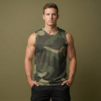 Camo Vest | Classic Green Camo Recycled Basketball Jersey