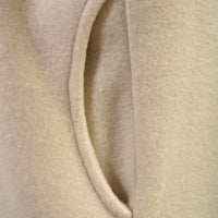 Open Front Folded Sleeve Long Coat Jacket