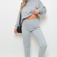 Sweatshirt and Jogger Loungewear Co-ord Set