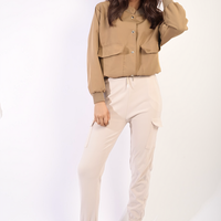 Cargo Pocket Trouser with Drawstring