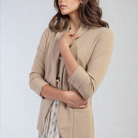 Open Front Cardigan with Front Pockets