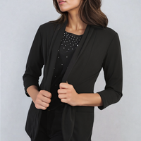 Open Front Cardigan with Front Pockets
