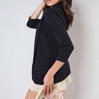 Open Front Cardigan with Front Pockets