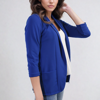 Open Front Cardigan with Front Pockets