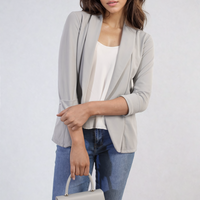 Open Front Cardigan with Front Pockets