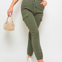 Cargo Pocket Trouser with Drawstring