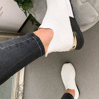 Slip On Sock Wedge Trainers