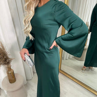Bell Long Sleeve Maxi Dress