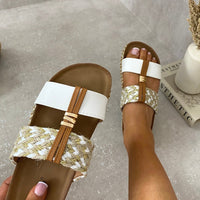 Strappy Slip On Platform Sandals