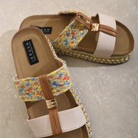 Strappy Slip On Platform Sandals