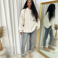 Oversized Chunky Knitted Top