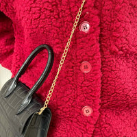 Button Down Collared Winter Coat Jacket