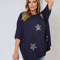 Floral Print Oversized Top
