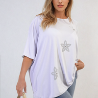 Floral Print Oversized Top