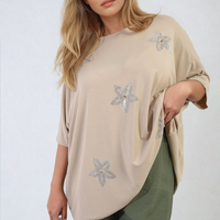 Floral Print Oversized Top