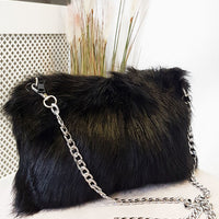 Faux Fur Shoulder Bag