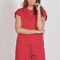 Amber Magenta Loungewear Soft Touch Shorts-3