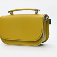 Aura Handmade Leather Bag - Yellow Ochre-1