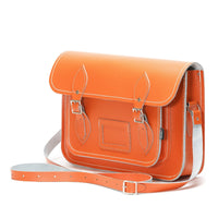 Handmade Leather Satchel - Orange-3