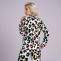Womens Leopard Print Pyjamas