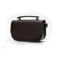Aura Handmade Leather Bag - Dark Brown-2