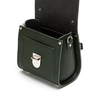 Handmade Leather Sugarcube Handbag - Ivy Green-4