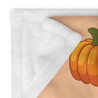 Orange Turkey Thanksgiving Blanket Fleece