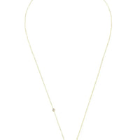Gold Aquarius star sign pendant necklace with zigzag crystal pendant and chain